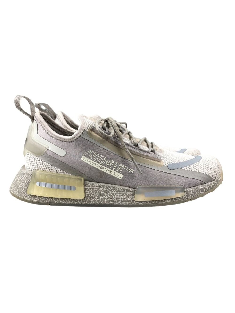 Adidas Men's Size 8 NMD R1 Spectoo Bliss Light Brown Grey Silver Sneakers GZ9266